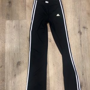Adidas 3-Stripes Athletic Black Pants SIZE M WOMENS